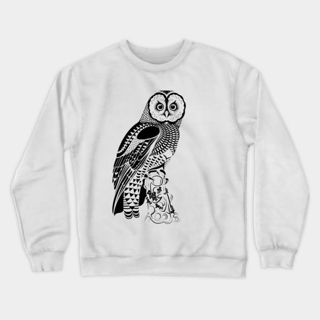 Royal Roots Spotted Owl Logo Crewneck Sweatshirt by DJ RunDat